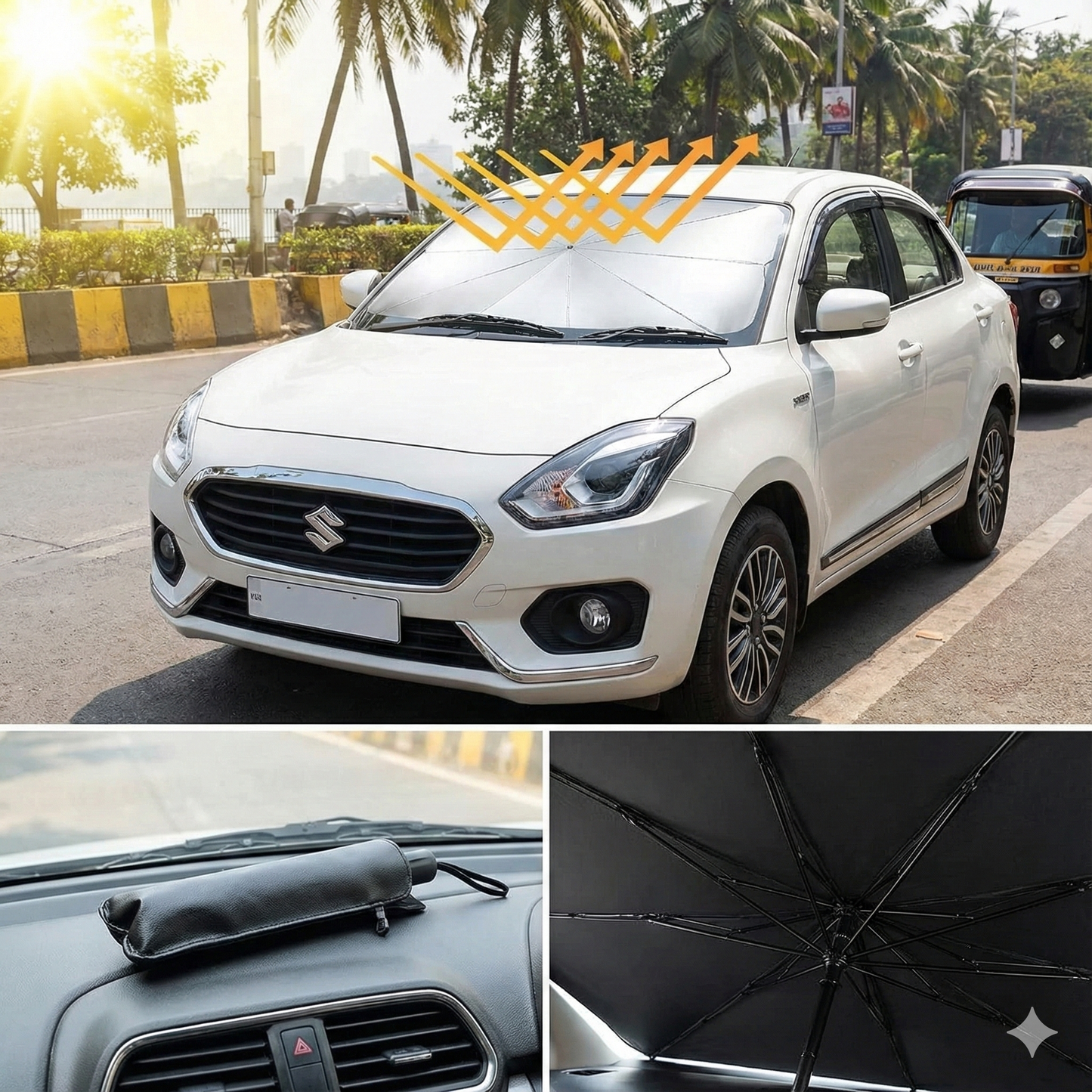 Car Windshield Sun Shade Umbrella