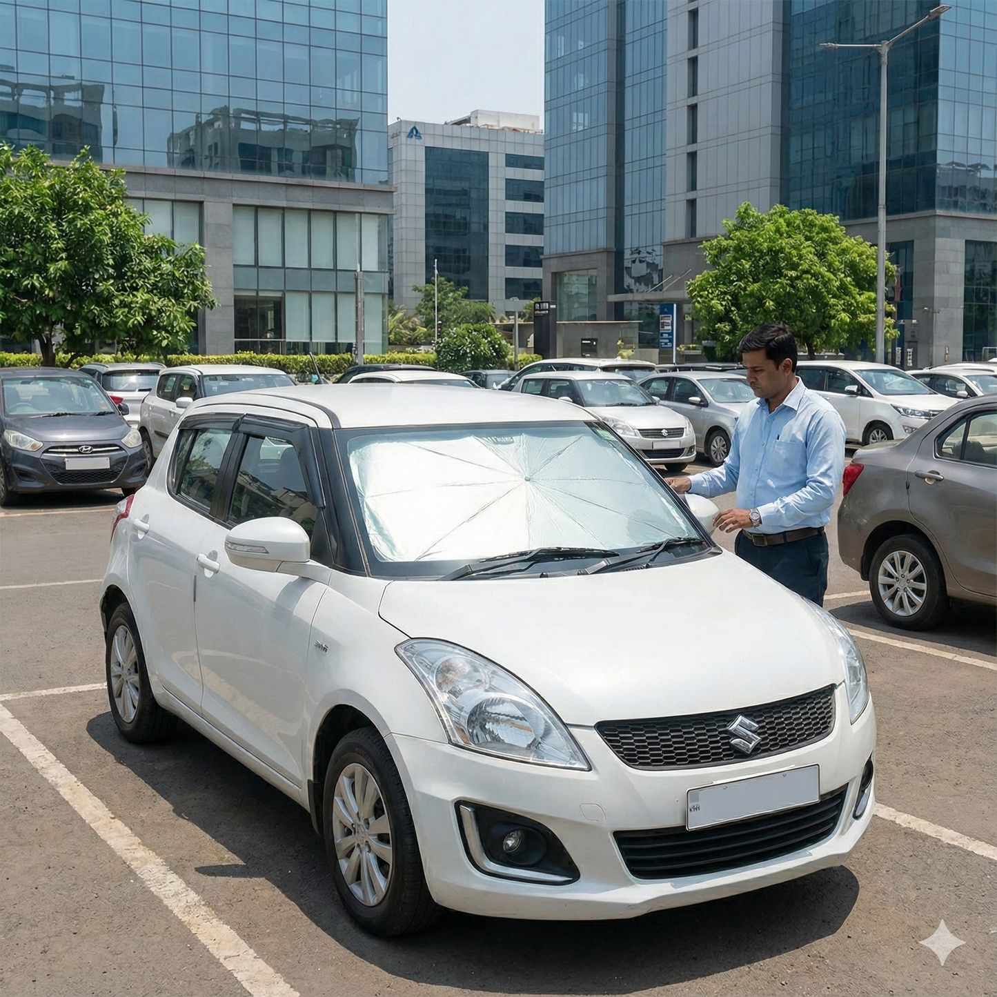 Car Windshield Sun Shade Umbrella